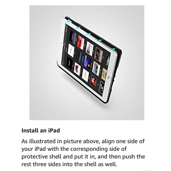 Bluetooth iPad black keyboard case with shortcut keys - Picture 6 of 14